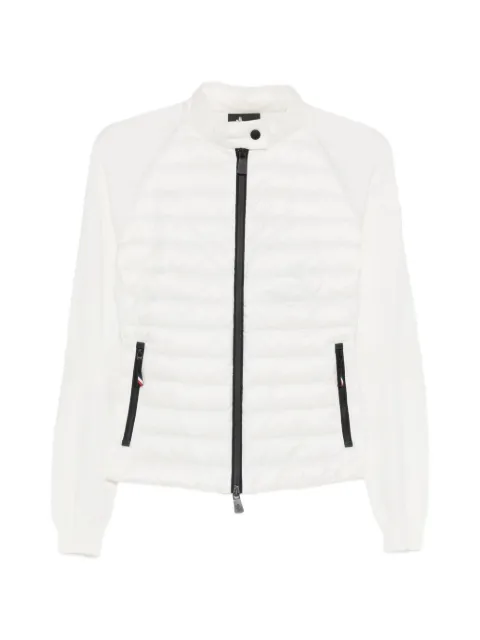 Moncler Grenoble quilted zip jacket White 9B00001M1183