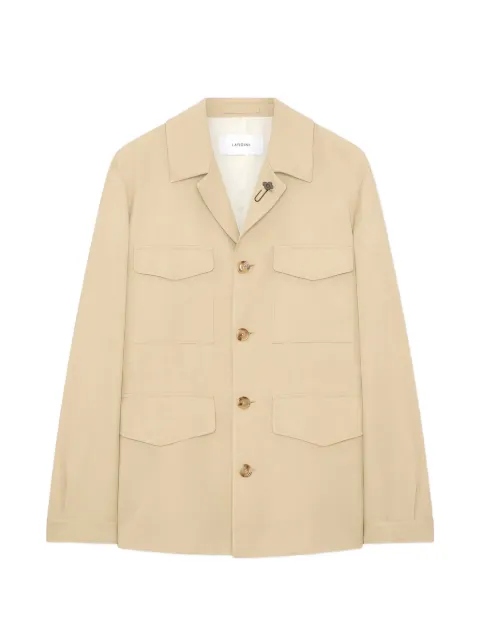 Lardini long-sleeved field jacket Neutrals PANOSHPAIF66418