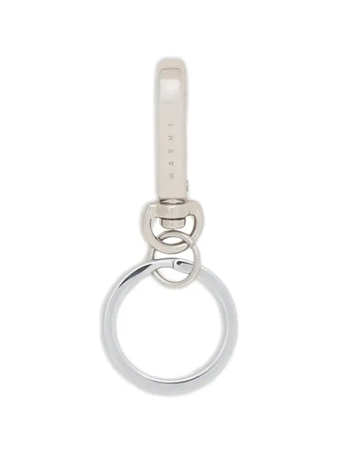 Marni palladium-plated keyring Silver PNMV0106A0M2000