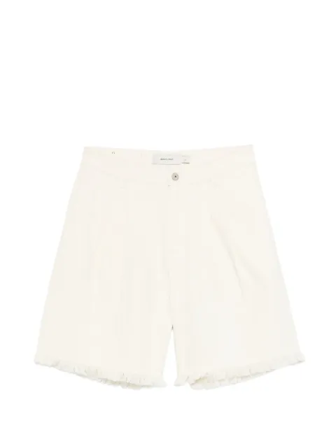 Bram’s Fruit fringed pleated shorts Neutrals 869