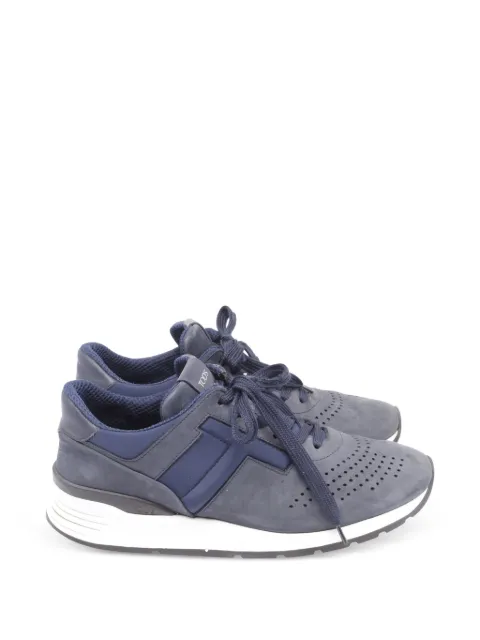 Tod's Vintage perforated-detail sneakers Blue GILTPUUSSH643269M