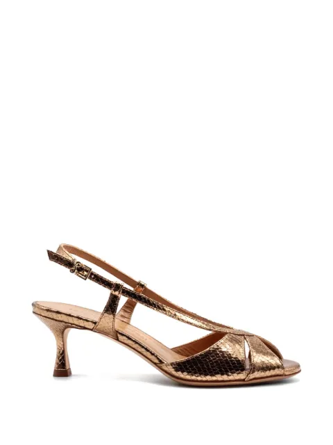 Sergio Levantesi cut-out sandals Gold EDNA6
