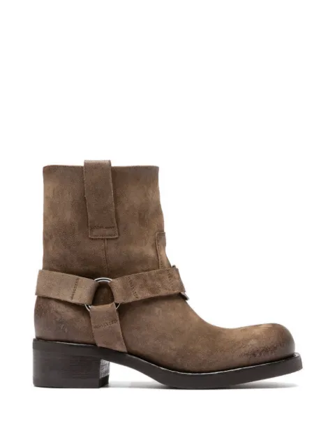 Officine Creative Dana 003 biker boots Green OCDDANA003LC181F395