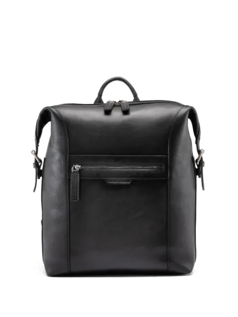 Officine Creative Jules 005 leather backpack Black OCBJULE05BUNA11245