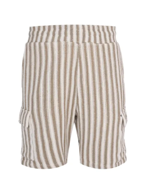 Only the Blind striped cargo shorts Neutrals OTBBS169