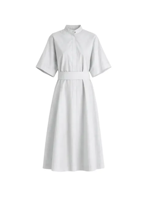 Liviana Conti Aveline tie-waist midi dress Grey F6SK75X501