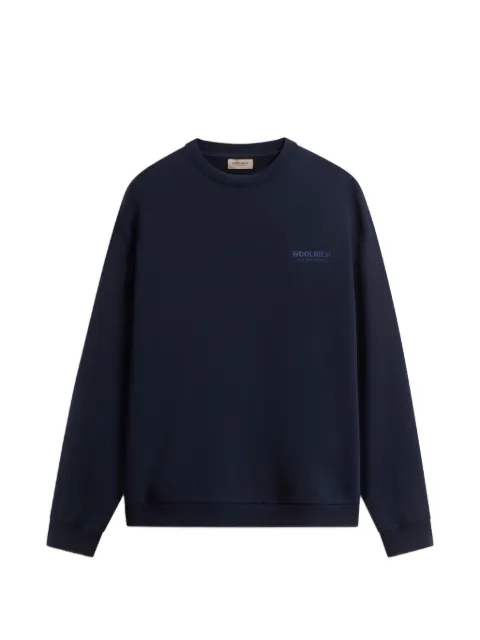 Woolrich macro logo crew-neck sweatshirt Blue CFWOSW2032MRUT5377