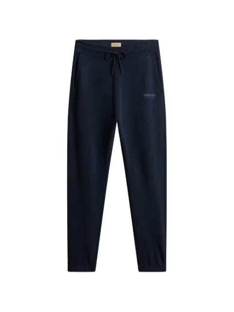Woolrich drawstring logo track pants Blue CFWOTR2041MRUT5377
