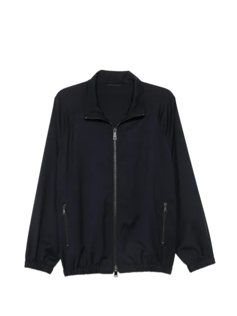 SEVEN GAUGE zip-up raglan-sleeve jacket Blue CAM0003