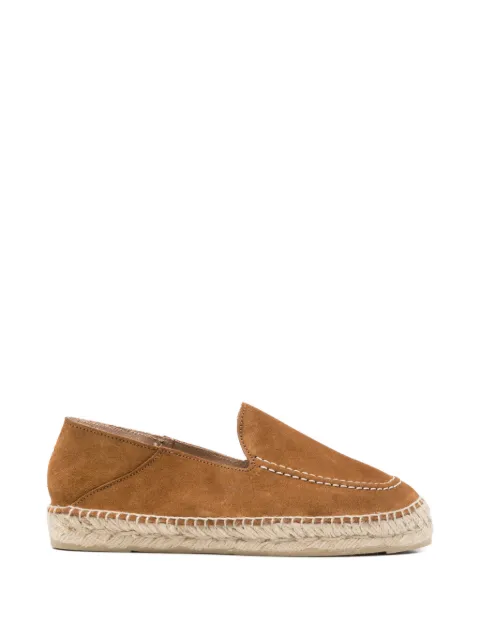 Manebi contrast-stitching espadrilles Brown X00LR