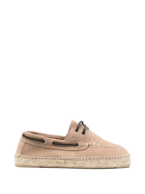 Manebi tie-fastening espadrilles Neutrals W19KG