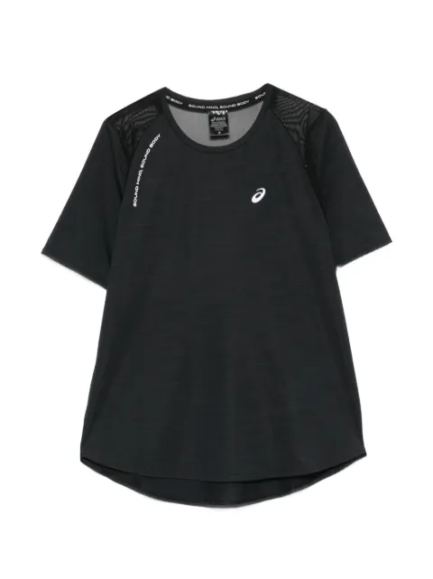 ASICS Road mesh-panel T-shirt Black 2012D371001