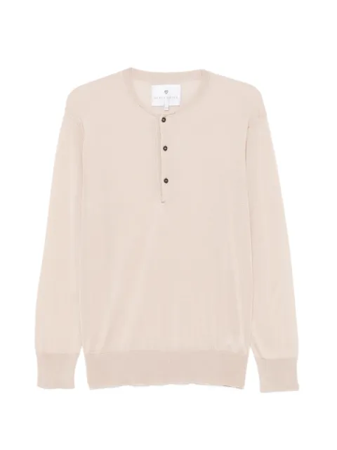 SEVEN GAUGE buttoned sweater Neutrals PUL0127120347