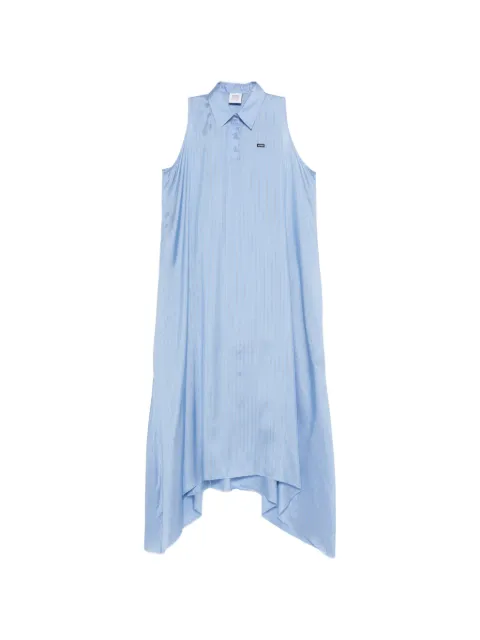 VETEMENTS pinstripe sleeveless dress Blue WE76DR380LN