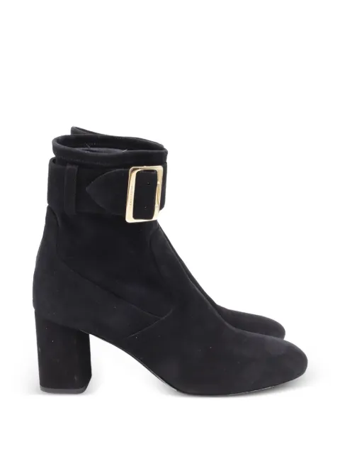 Burberry Pre-Owned suede boots Black RFCPUUSSH697020W