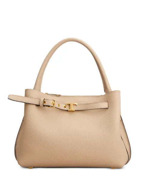 Tod's T Timeless leather tote bag Neutrals XBWTIMJ01L0WKA