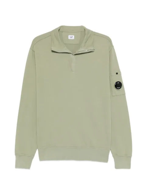 C.P. Company light fleece half zip sweatshirt Green 20CMSS022A002246G610