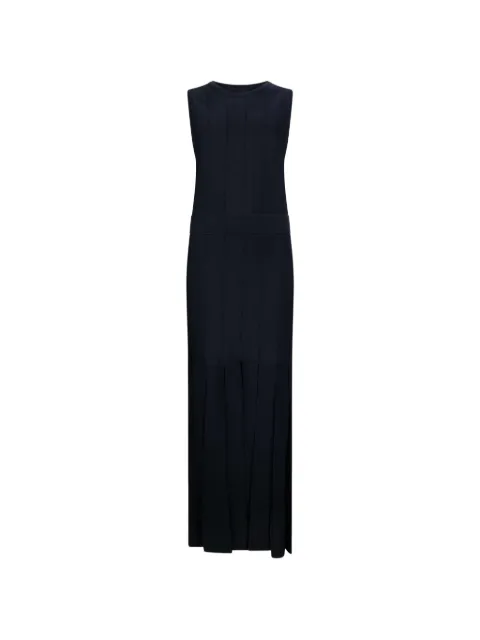 LIU JO knit dress with fringes Black CA6349MS55N