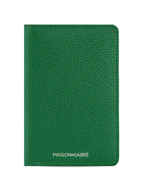 MAISON de SABRÉ leather passport holder Green PAHO