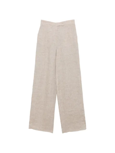 Emporio Armani concealed-fastening trousers Neutrals EW003973TE10381