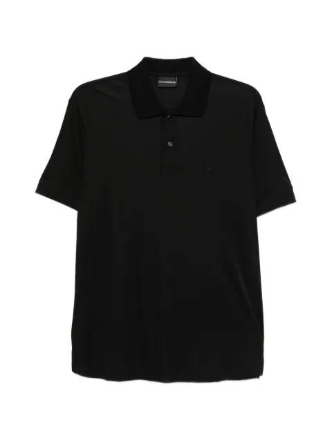 Emporio Armani buttoned polo shirt Black EM004526AF13721