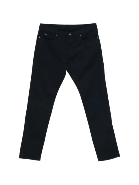 Emporio Armani logo-plaque trousers Blue EM000121AF22611UB118