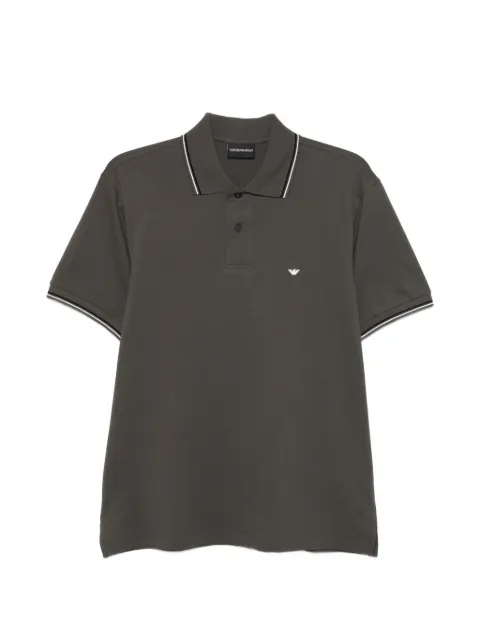 Emporio Armani buttoned polo shirt Grey EM004607AF23090