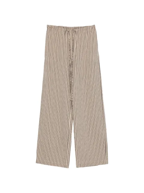 Alysi striped trousers Neutrals 116182P6227PELLE