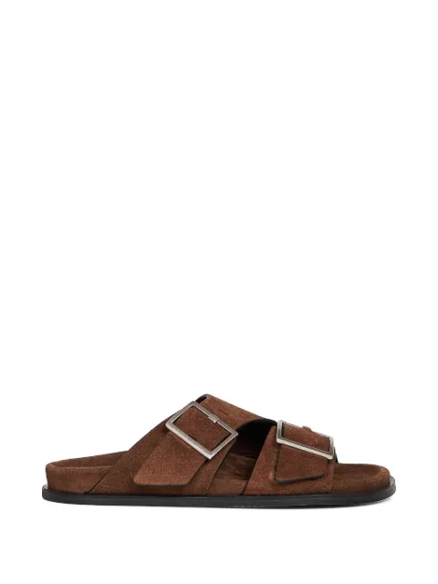 ALOHAS suede mules Brown S10118502