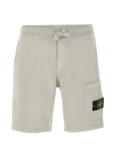 Stone Island drawstring-fastening cotton shorts Neutrals 6200011S0051V0061