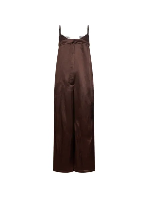 LIU JO stain jumpsuit Brown CA6307T450AP9576
