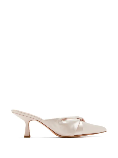 Loeffler Randall Tyla knotted mules Pink TYLASATN