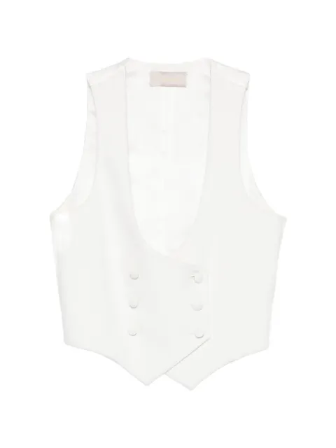 IMROSKA double-breasted top White SKAONEVEST