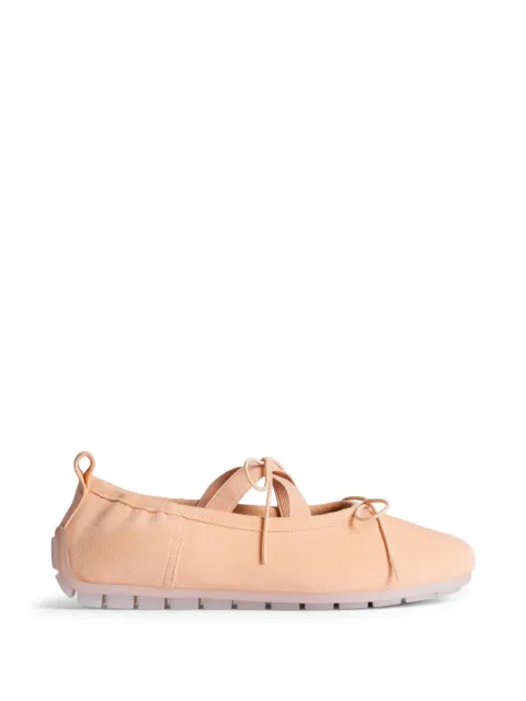 Simone Rocha elasticated-strap ballet flats Neutrals BPT1BOW0825
