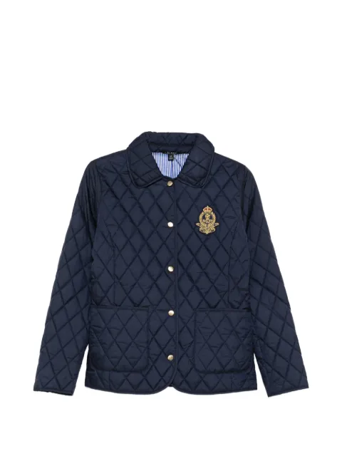 Lauren Ralph Lauren quilted emblem jacket Blue 297P10878002