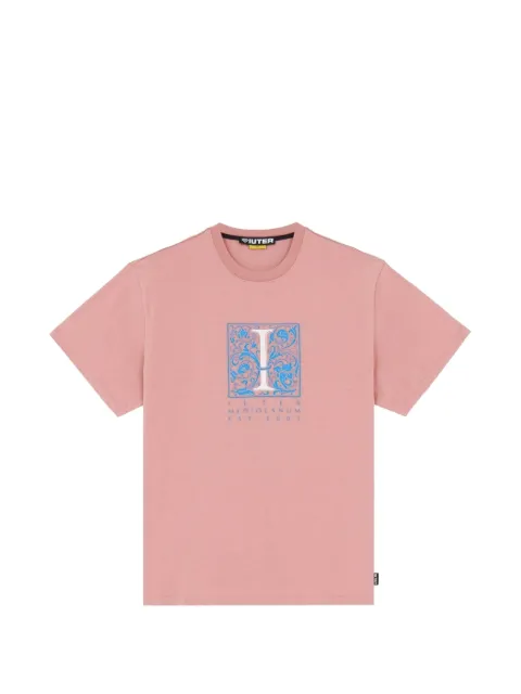 IUTER Mediolanum graphic-print T-shirt Pink 24SITS31
