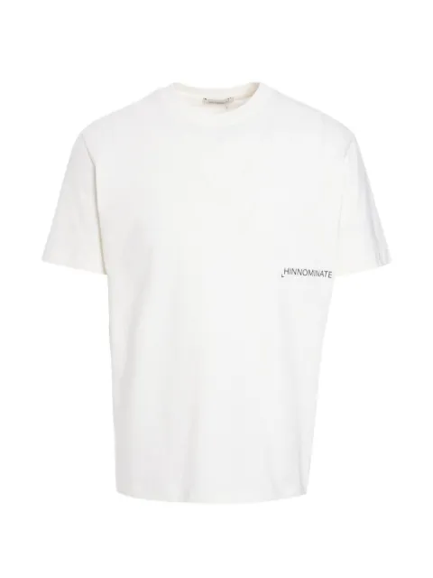 HINNOMINATE crew-neck logo-print T-shirt White HMABM01008
