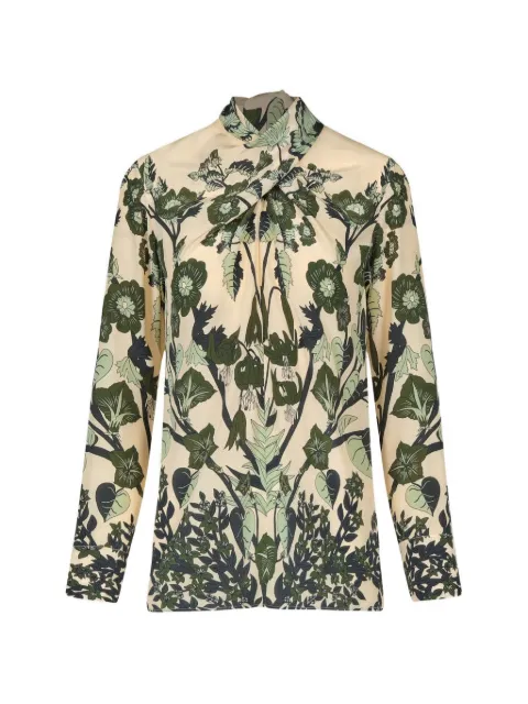 Johanna Ortiz Heavenly Garden floral-pattern top Neutrals PT03804