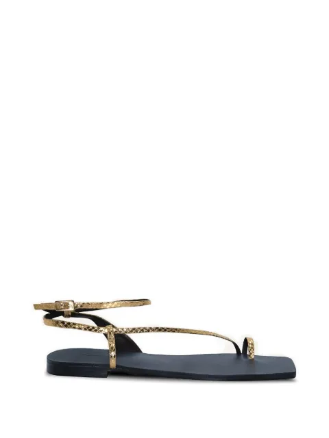 Johanna Ortiz Flamenco Echoes flat sandals Gold AC02018