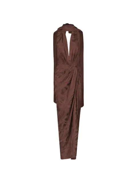 Johanna Ortiz Wildly Beautiful maxi dress Brown PT03721