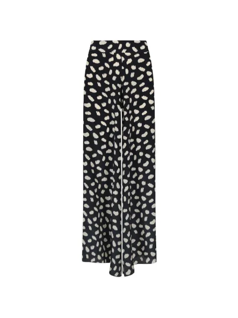Johanna Ortiz Musical animal-print trousers Black PT03815