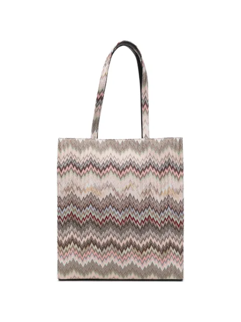 Missoni zigzag shoulder bag Brown MI10090F105
