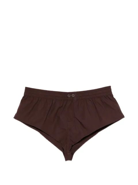 ENTIRE STUDIOS Pixie buttoned mini shorts Brown UNW265014