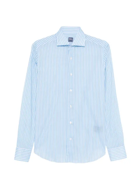Fedeli striped-pattern shirt Blue TU000512