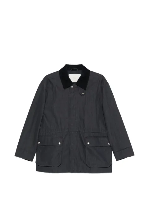 DUNST flap-pocket collar jacket Grey UDJA6A101N1