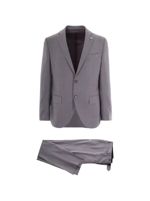 L.B.M. 1911 button-fastening wool suit Grey 3126542467
