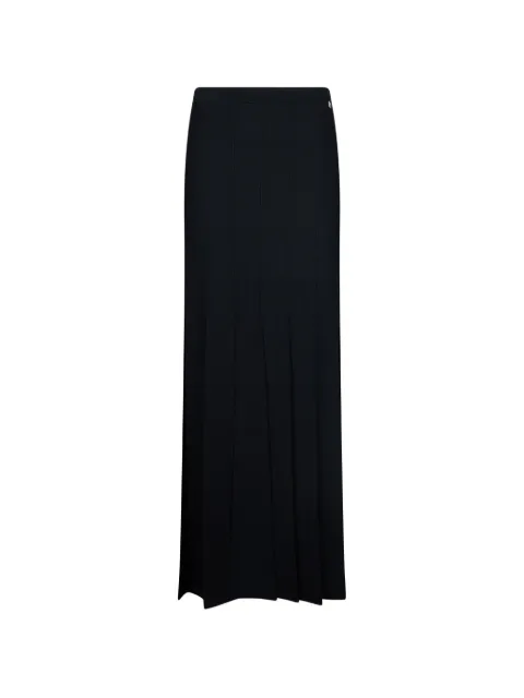 LIU JO fringing high-waisted skirt Black CA6095MS55N