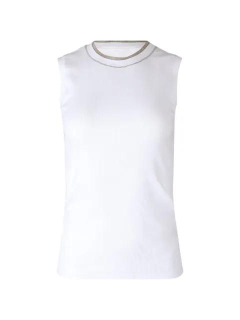 Peserico sleeveless top White A08625J0