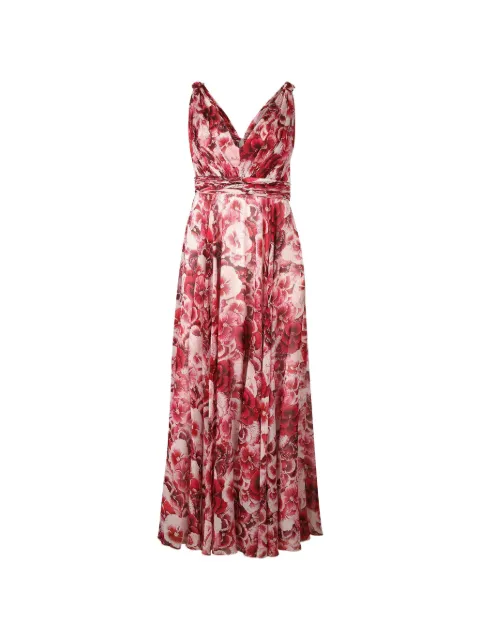 Giambattista Valli sleeveless V-neck maxi dress Red 26SSPVTE512736PRIP017