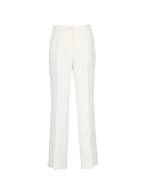 P.A.R.O.S.H. belt-loops four-pockets trousers White D232214RAISA26002